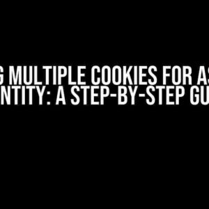 Adding Multiple Cookies for ASP.NET Identity: A Step-by-Step Guide