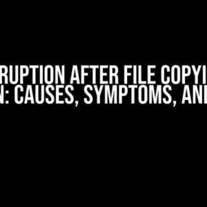 File Corruption After File Copying Using Python: Causes, Symptoms, and Fixes!