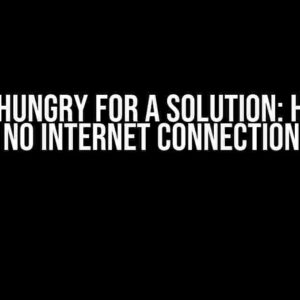 Stream Hungry for a Solution: Handling No Internet Connection